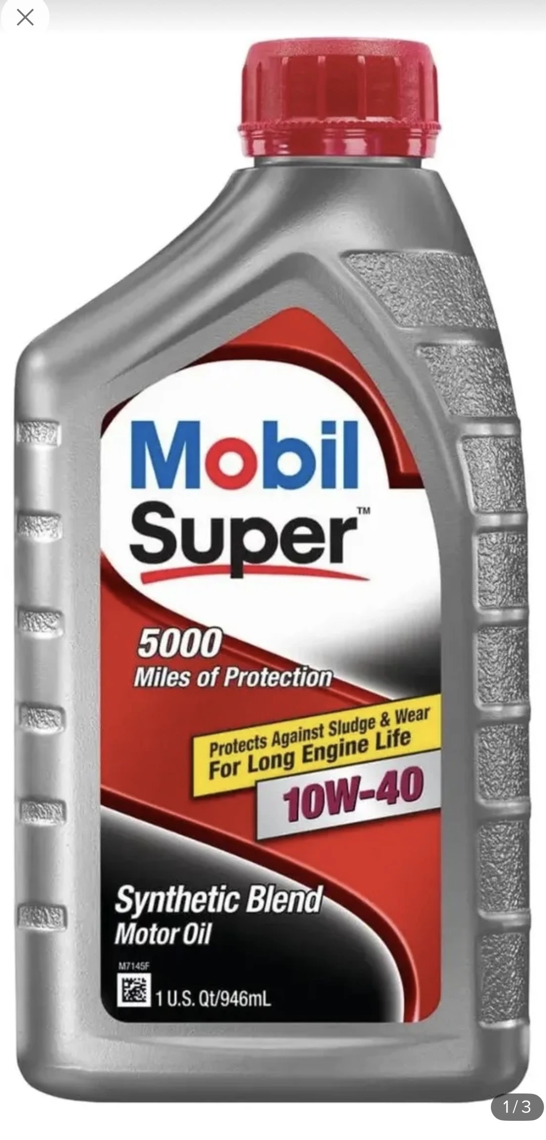 Aceite de Motor Sintético 10W-40 Mobil Super