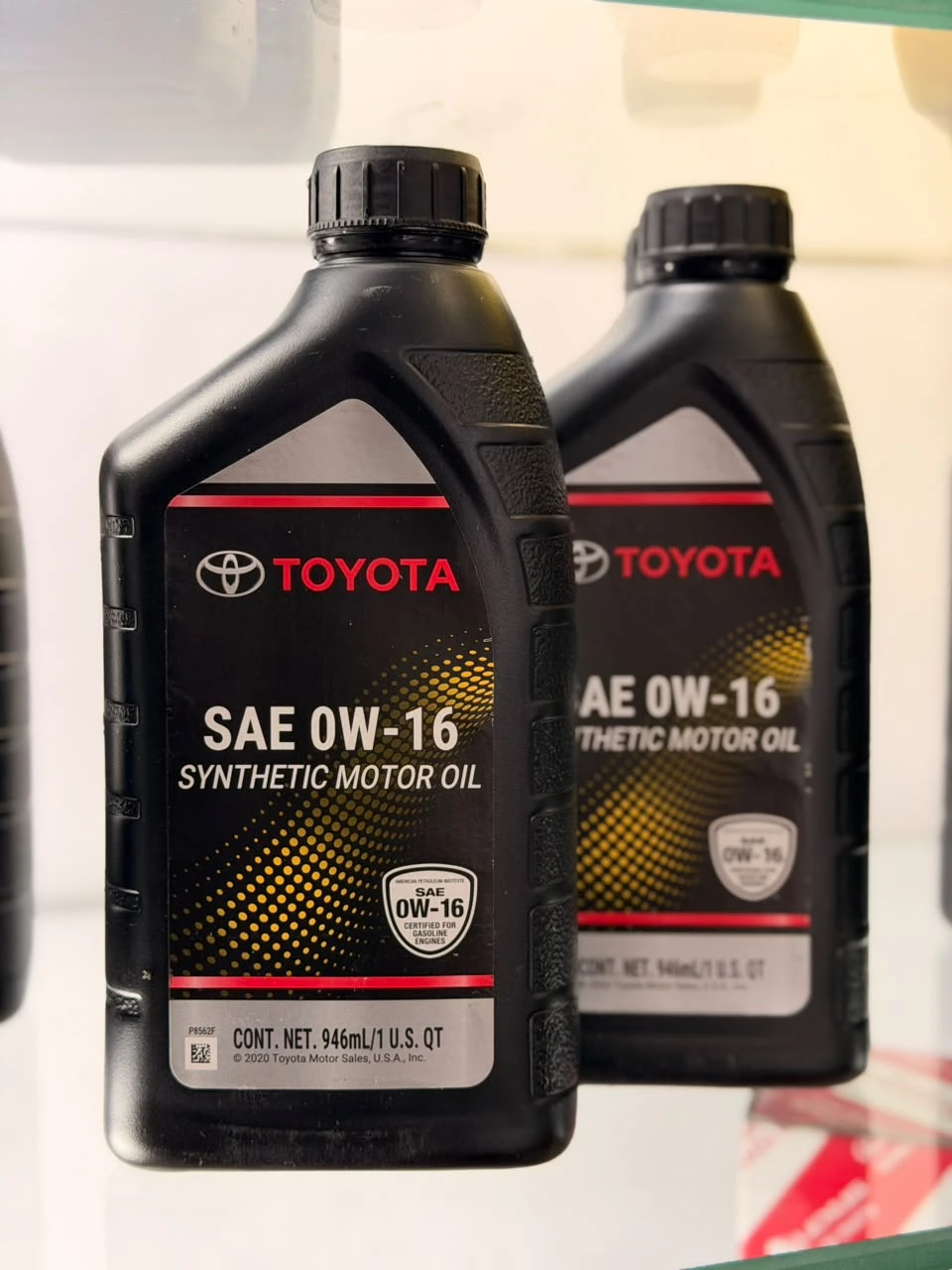 Aceite de Motor Sintético Toyota SAE 0W-16