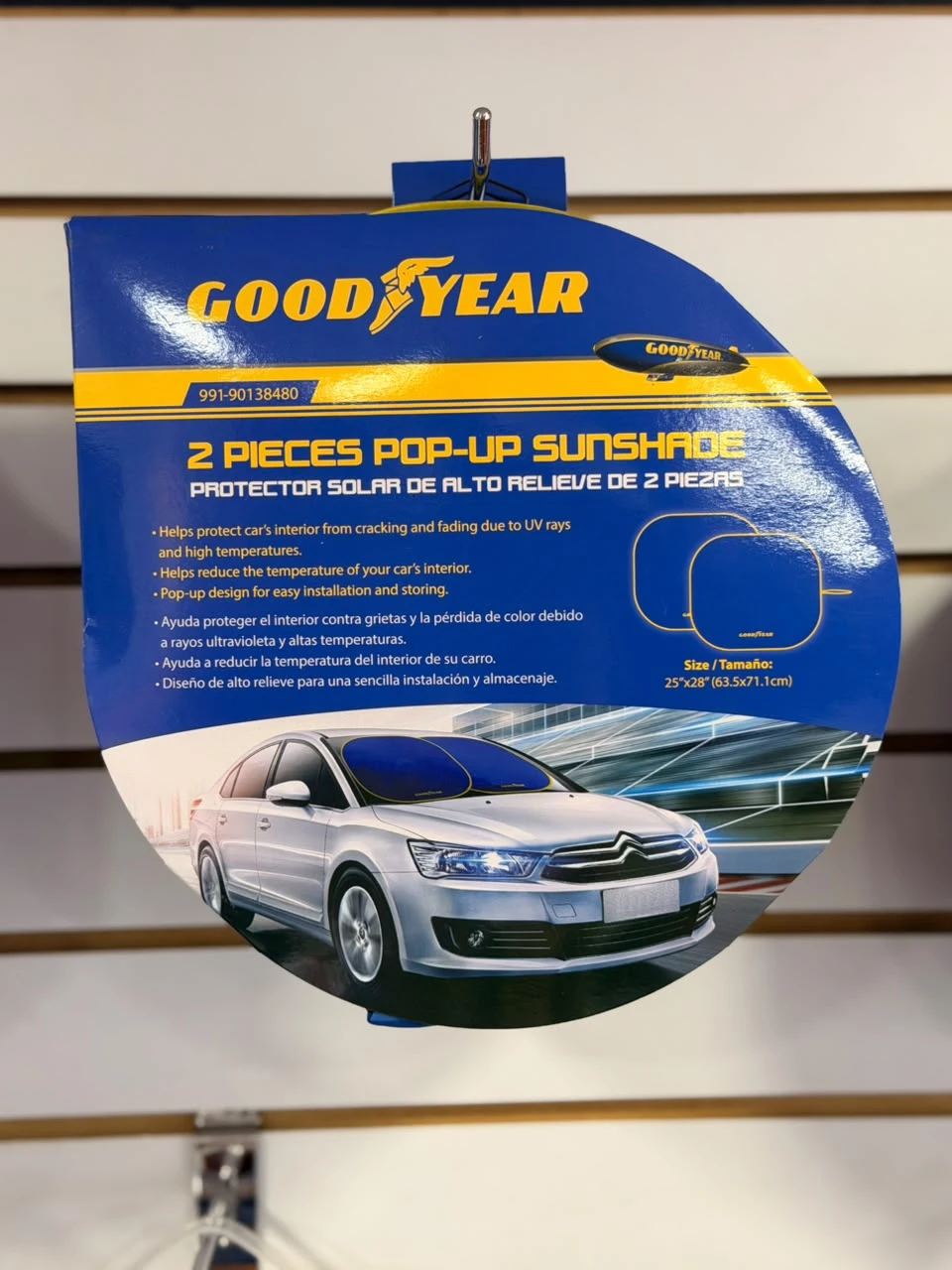Protector Solar de Auto Plegable 2 Piezas
